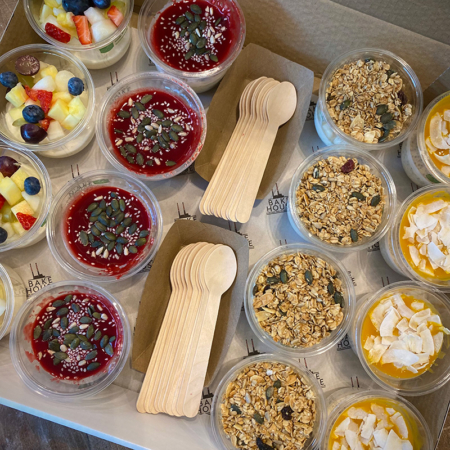 Morning Office Catering Dublin - selection of morning pots